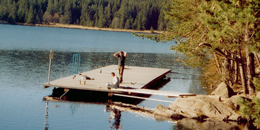 Fischen im Waldviertel - Niederösterreich - Steg am Edlesberger See